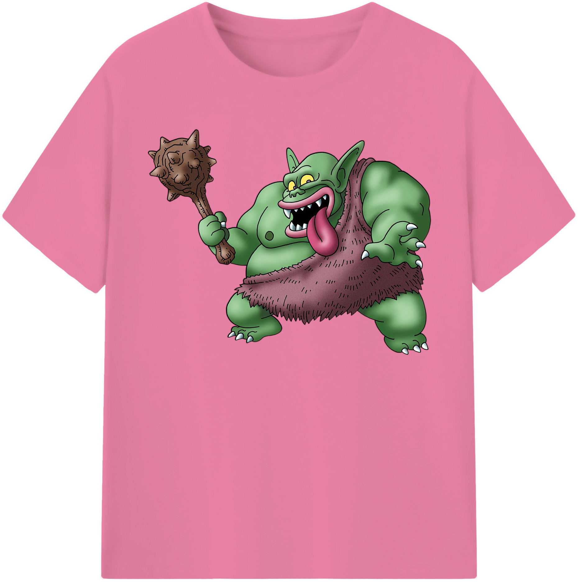 （画像用） ドラゴンクエスト Doragon Kuesuto Dragon Quest 綿100％半袖Tシャツ（フロントプリント）